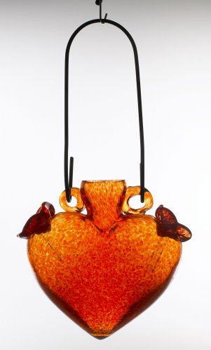 Kitras Hand Blown Glass - Orange