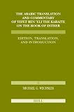 The Arabic translation and commentary of Yefet ben ʿEli the Karaite on the Book of Esther