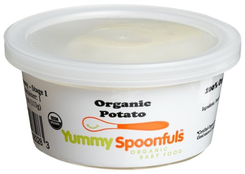 Yummy Spoonfuls Creamy Yummy Pureed Organic Potato, 4-Ounce Tubs (Pack of 12)