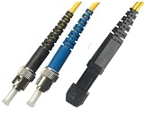 10M Singlemode Duplex Fiber Optic Cable (9/125) - MTRJ to ST