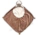 Chenille Monkey Baby Security Blanket
