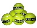 Tuff Ball Bundle - Package of 6 Balls - Size of a Tennis Ball - 2.5" - Natural Rubber Tough Ball - Great Toy for Small & Medium Dogs - Much Stronger Then a Regular Tennis Ball!!!