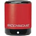 Scosche PMSRD boomCAN, Portable Media Speaker (Red)