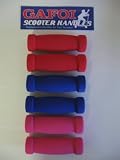 New Replacement Scooter Handle Grips for Razor Scooters - (Multi-Pack) (Red Blue Pink)