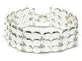 Metal Disk Link Bracelet Jewelry