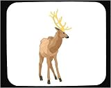 Mouse Pad with antlers, elk, animal