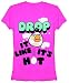 ANGRY BIRDS - DROP IT - JUNIORS VINTAGE TEE