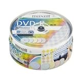 maxell 録画用 CPRM対応 DＶD-R 120分 16倍速対応 インクジェットプリンタ対応デザインプリント(ワイド印刷) 20枚 スピンドルケース入 DRD120PMIXC.20SP Bの画像
