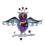 Pugster Owl King Brooches And Pins