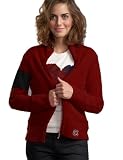NCAA University of South Carolina Kashwere U Motorcycle Jacket, Medium (4-6), Garnet/Black