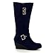 DBDK MONICCAA-2 Women's Comfy Buckle Strap Wedge Heel Knee High Winter Boots