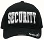 9382	Black Raised Security Low Profile Cap