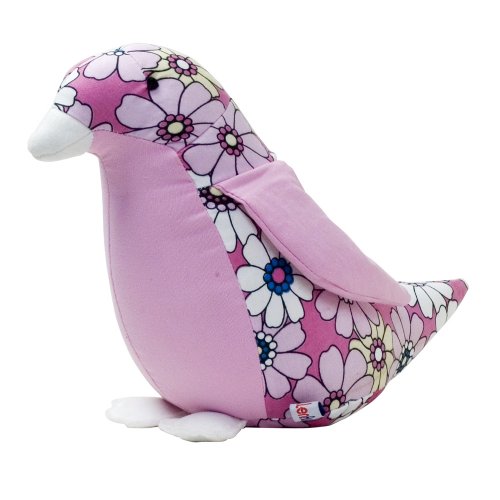 41 7ViBnTkL Color Zoo Paige The Penguin Stuffed Animal in Pink Dreams