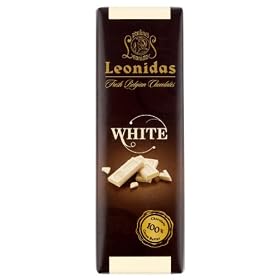 Leonidas Belgian Chocolates: White Chocolate Bars (One Dozen)