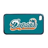Miami Dolphins Apple RUBBER iPhone 4 or 4s Case / Cover Verizon or At&T Phone Great unique Gift Idea