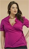 Plus Size Reese Ruffle Wrap Blouse