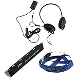 GTMax Remote Control Headset with Microphone + Temperature Cooling Fan for  ....