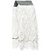 Rubbermaid Commercial FGT30000 Clean Room Mop, 5" Green Headband, White