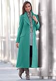 IMAGE OF Jessica London Plus Size Full Length Wool Coat Garden Spruce,22