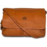 Pangea Columbus Blue Jackets Premium Leather Satchel