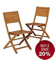 2 Barnsdale Folding Chairs