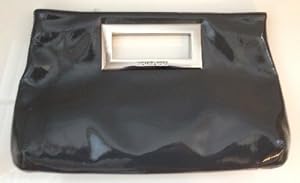 Michael Kors Berkley Slate Patent Leather Clutch