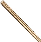 Brass C360 Threaded Rod, #1-72, 12