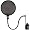 Nady MPF-6 6-Inch Clamp On Microphone Pop Filter