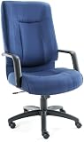Alera ST41FA20B Stratus Series High-Back Swivel/Tilt Chair, Blue Fabric