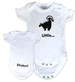 Little Stinker Skunk Short Sleeved Onesie