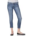 Calvin Klein Jeans Pencil Jeans, Ankle Crop Crackled Blue Wash