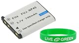 Young Micro NP-45 740mAh Li-Ion Battery for Fujifilm FinePix XP10 12 MP Waterproof Digital Camera Silver