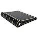 Wilson Jones Corporate Minute Book, Letter Size 8.5 x 11 Inches, 125 Pages/250 Sides, Black (W0395-11)