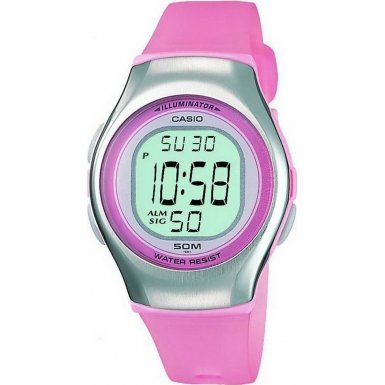 Casio Pink Digital Ladies Watch  LW-E11-4AVES