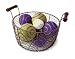 BoHo Bocce with Large Wire Mesh Basket