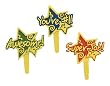 Super Job - Your #1 - Awesome! Cupcake Picks 12ct