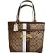 Coach Heritage Signature Stripe Tote 13196