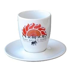 Chaipur Porzellanbecher mit Untertasse