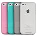 Fosmon DURA-CANDY Glossy Series (Frost Matte Inside) Ultra SLIM-Fit Case Flexible TPU Cover for New Apple iPhone 5C (2013) - Glossy Pink