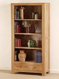 Dakar Solid Oak Tall Bookcase