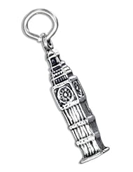 Sterling Silver Big Ben Clock Charm