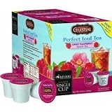 Celestial Seasonings 16 Sweetened Raspberry Perfect Iced Tea K-Cups for Keurig Coffee Makers by keurig Best Buy