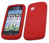 iTALKonline SoftSkin RED Super Hydro SILICONE Protective Armour/Case/Skin/C ....