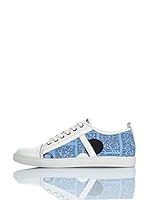 Galliano Zapatillas (Cielo / Blanco)