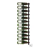 VintageView Wine Racks 36 Bottle Satin Black WS43-K