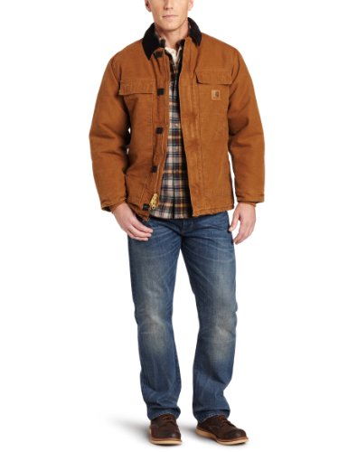 Special Product ! for Carhartt Men's Artic Quilt Lined Sandstone Traditional Coat, Carhartt Brown, Medium