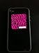 Pristine Sticky Clean - Microfiber Screen Cleaner Sticker for iPhones, smartphones, tablets and other electronic devices! (HOT Pink Zebra Print) ON SALE NOW!!