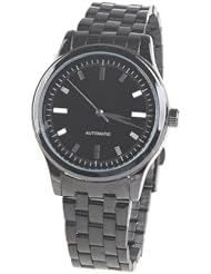 Orient Idea Ori-0227E Stylish Unisex Mechanical Wrist Watch with Alloy Band - Black