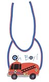 Oh Boy! Fire Truck Bib by Mud Pie