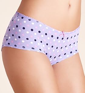 Cotton Rich Multi Spotted Low Rise Shorts